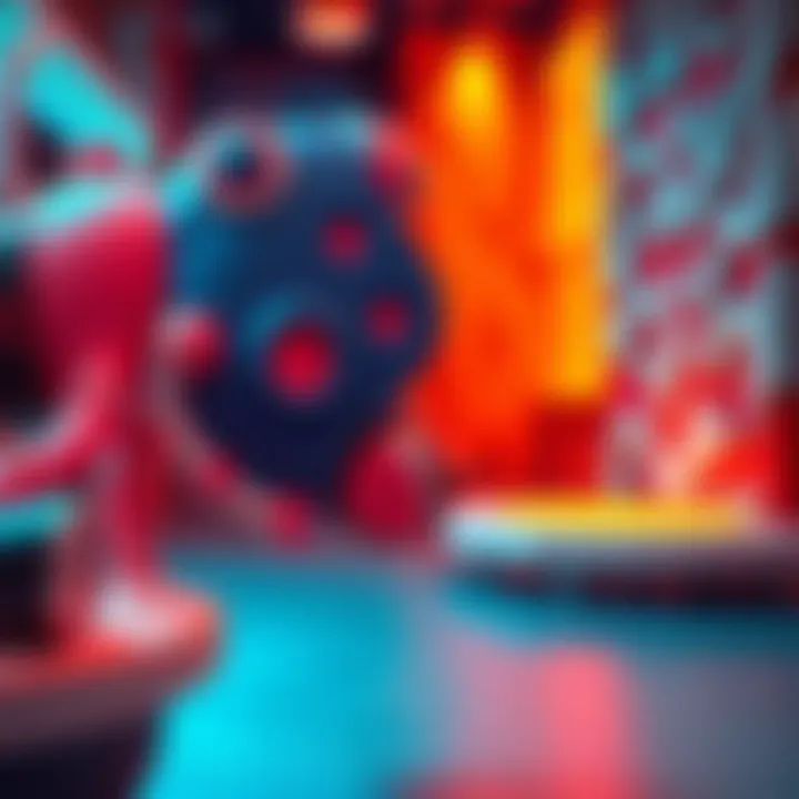 A vibrant 3D scene created in Blender, featuring detailed textures and lighting, inviting feedback for improvement