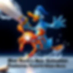 Blue Duck showcasing powerful attack moves with a giant shell sword and a hermit crab shooting water bursts