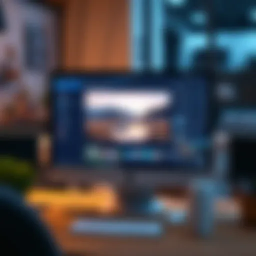 A computer screen showing a blurry image created in ComfyUI, with settings displayed around it