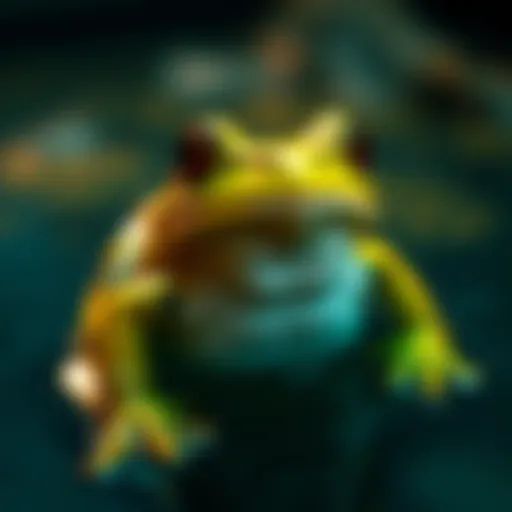 A frog sitting in warm water, slowly heating up, symbolizing gradual change in technology and AI acceptance.