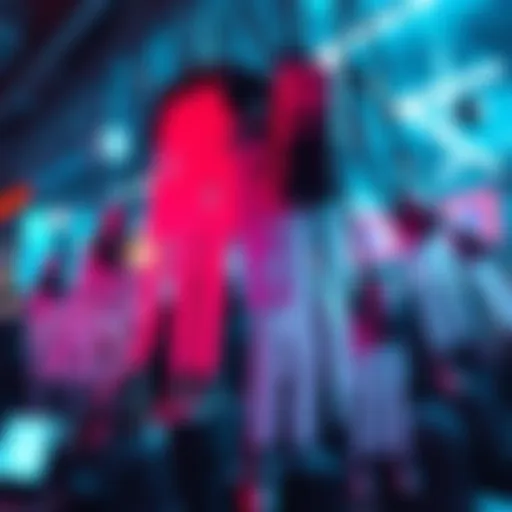 A graphic illustrating the concept of removing unwanted individuals from online spaces, depicting a digital scene of people being disconnected or removed, symbolizing the tensions surrounding this issue.