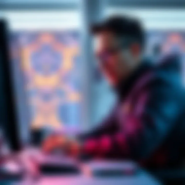 Engineer Boris Cherny demonstrating his AI workflow using Claude Code on a computer