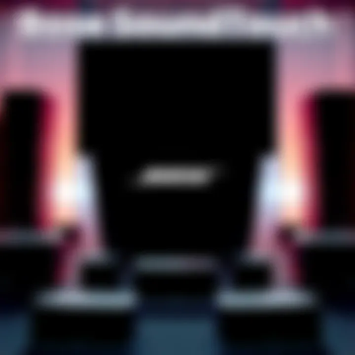 A collection of Bose SoundTouch smart speakers on display, showcasing their modern design and features, emphasizing the open-source announcement.