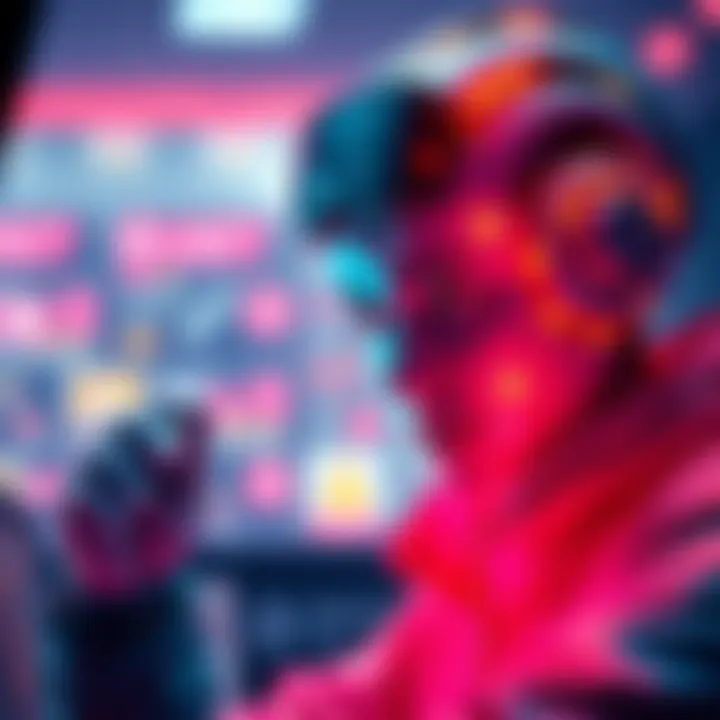 Bot Roleplaying as a Human A digital representation of a bot mimicking a person's persona in a roleplay setting, showcasing the fusion of technology and human emotion.