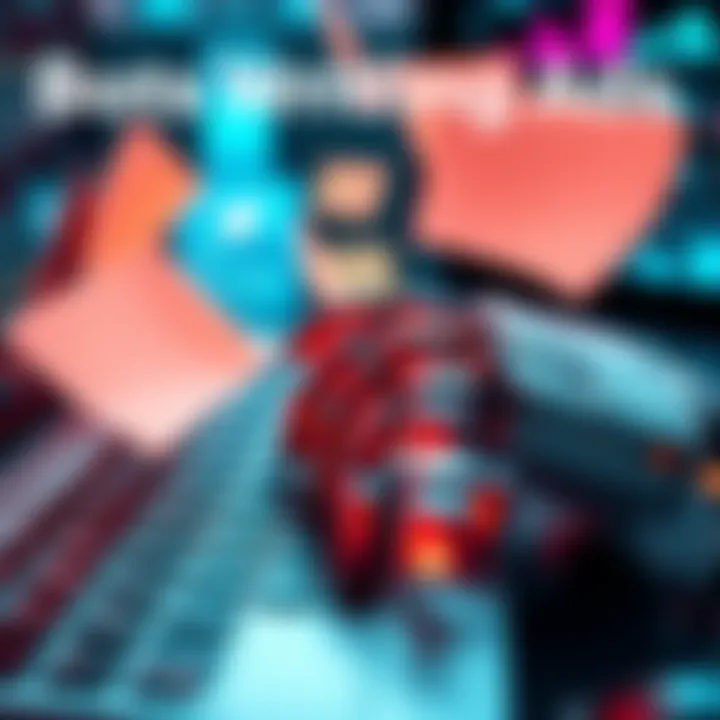 A robotic hand typing on a keyboard with advertising notes around it, symbolizing the rise of bots in ad writing.