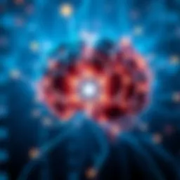 A visual representation of a brain-computer interface with neural connections lighting up, symbolizing advancements in technology.