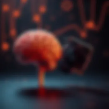 A graphic showing a human brain next to a GPU, illustrating the difference in processing power and efficiency.