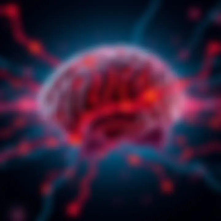 A brain illustration highlighting its limits and boundaries, symbolizing the constraints of intelligence