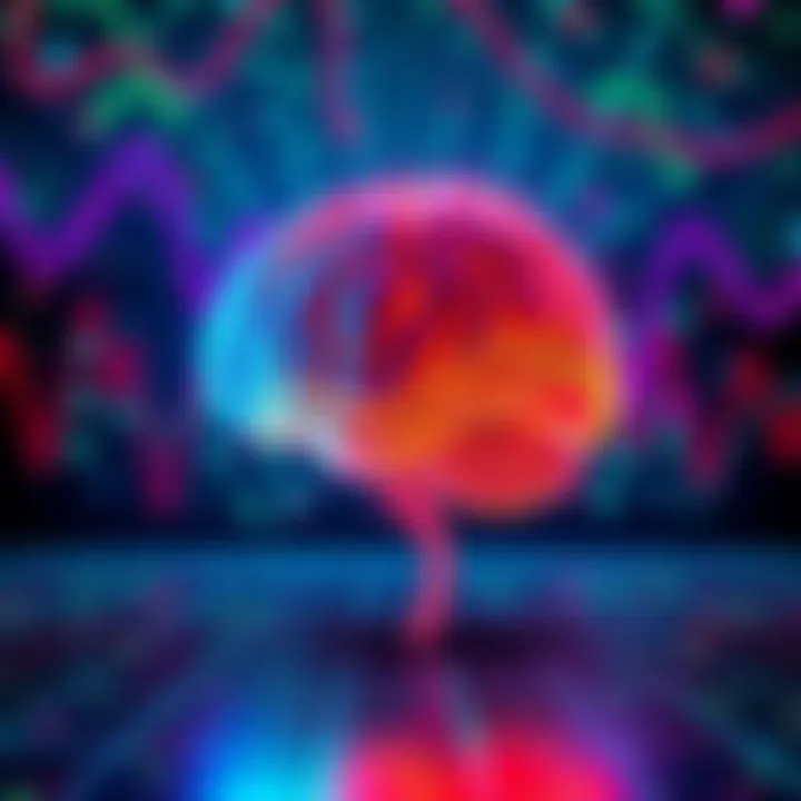 A visual representation of brainwaves generating music and colorful visuals in real time.