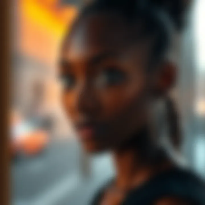 A brown-skinned woman depicted with high clarity showcasing the visual results of Z-Image realism