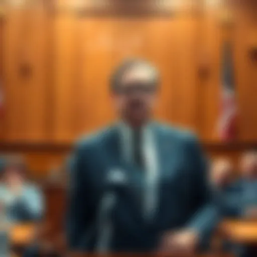 Bubeck stands confidently at a press conference addressing the allegations made by Buckmaster regarding the Navier–Stokes case, with a backdrop of mathematical equations and a courtroom setting.