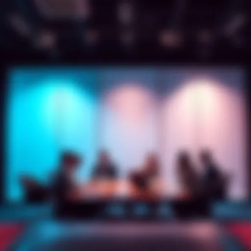 Group of business professionals discussing vendor approval processes in a conference room