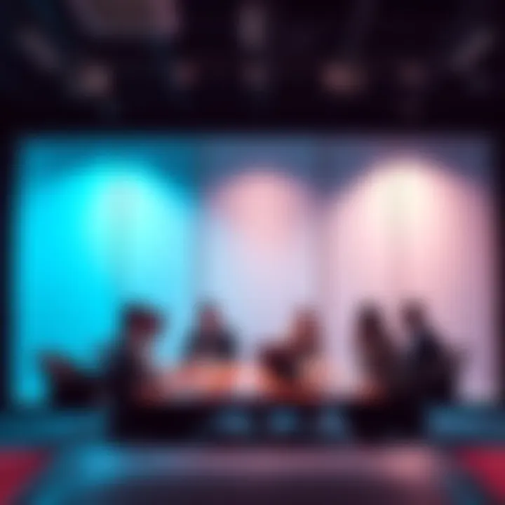 Business Meeting on Vendor Approval Group of business professionals discussing vendor approval processes in a conference room