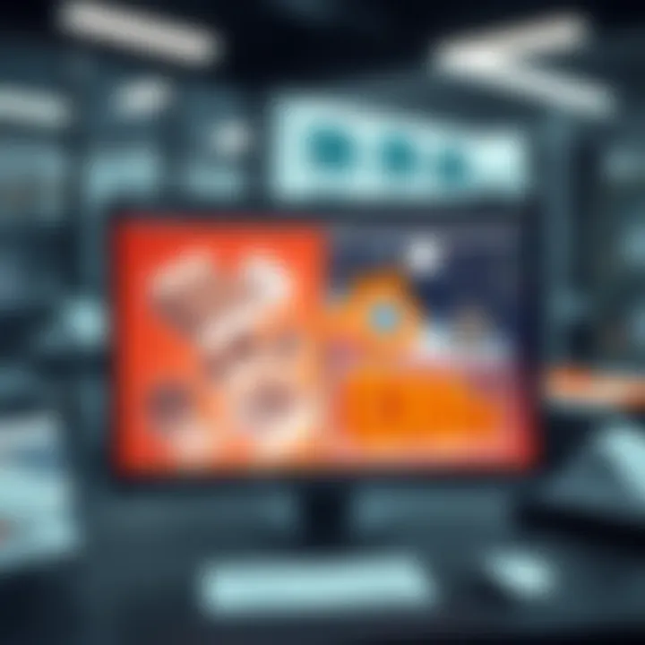 A computer screen displaying CAD designs alongside Blender 3D models, illustrating their integration in design projects.