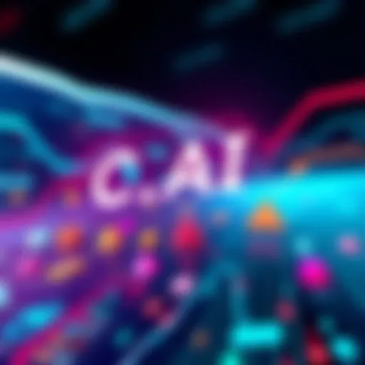 A graphic showing anticipated updates for C.Ai, featuring icons representing new features and enhancements.