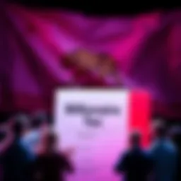 California Billionaire Tax Vote A ballot with the text 'California Billionaire Tax' next to a group of people discussing the implications of the tax, with a backdrop of the California state flag