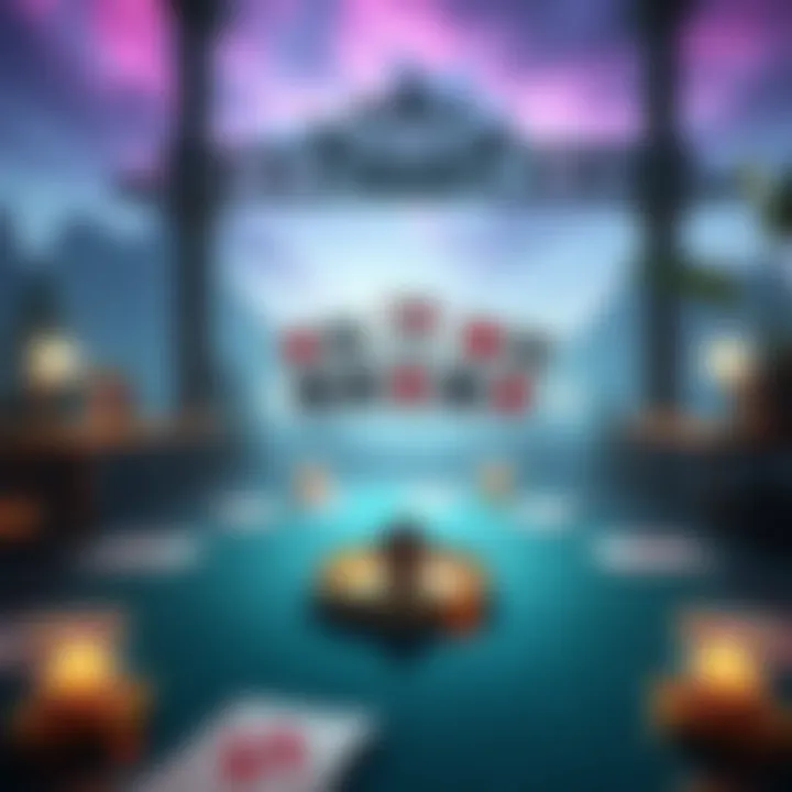 A serene gaming scene showcasing the Timeless Solitaire Collection with smooth animations and unique card designs.
