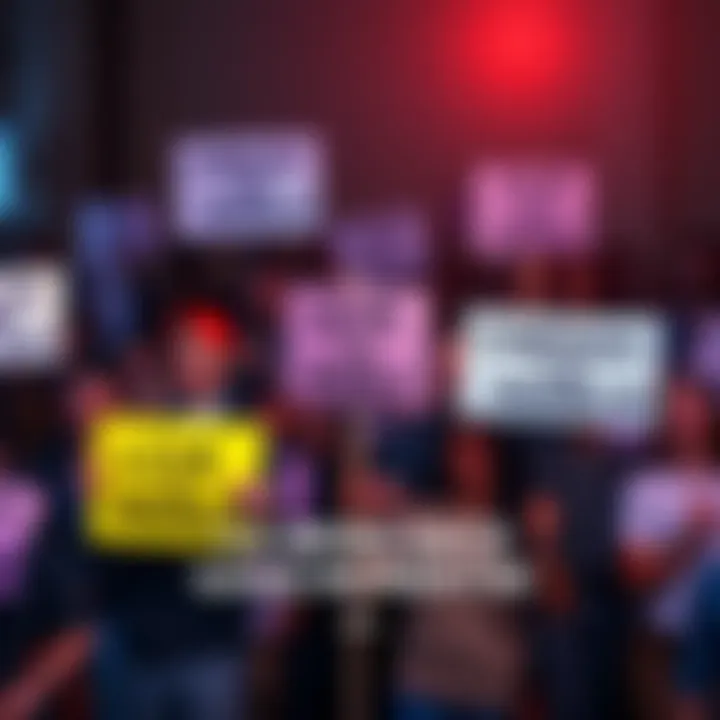 Group of people holding signs demanding the return of popular models for use, with enthusiasm and support for the cause.