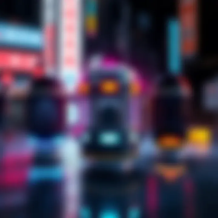 Different capsule designs for the solo game Point Zero: Victoria featuring 1990s Hong Kong theme