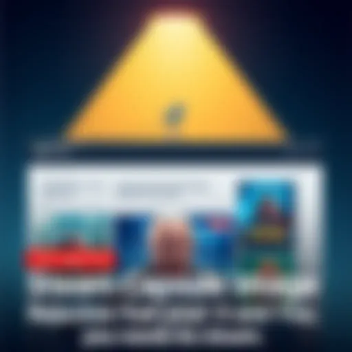 An illustration showing a rejected Steam store page with capsule images, highlighting allowed game artwork and title