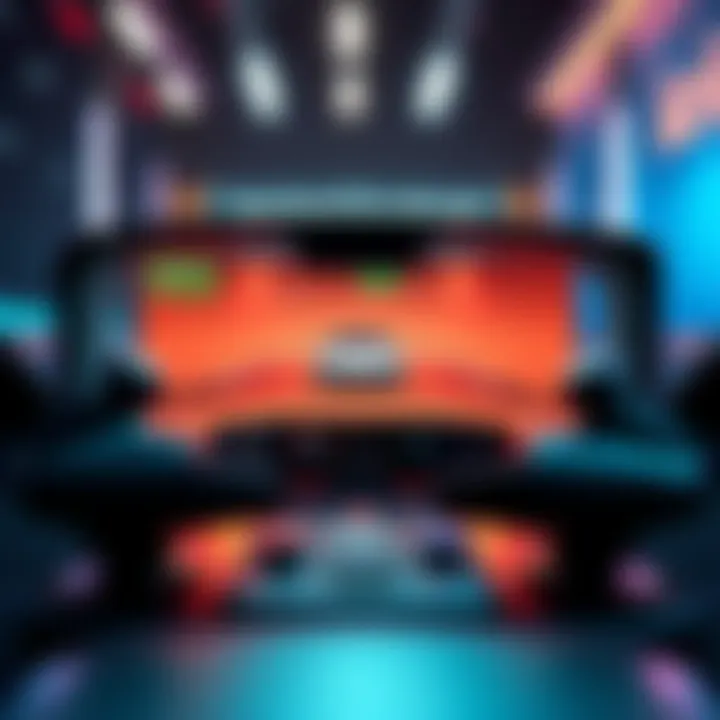 A screenshot of a car controller interface in Blender Game Engine, showing a car model and controls.