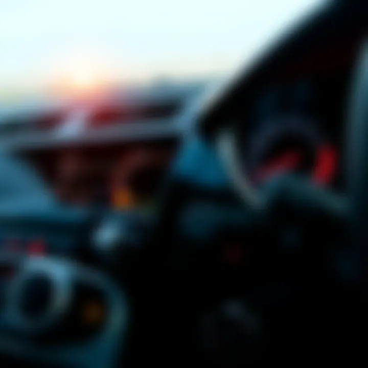 Close-up view of a car dashboard showing physical buttons replacing touchscreens, enhancing usability.