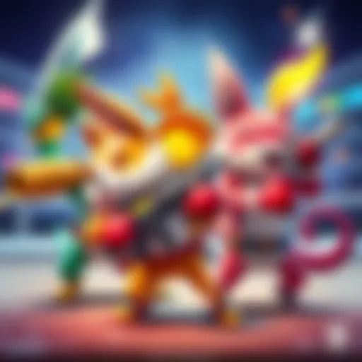 Colorful cartoon animals holding humorous weapons like pineapple cannons and spring-loaded boxing gloves, engaged in playful combat.