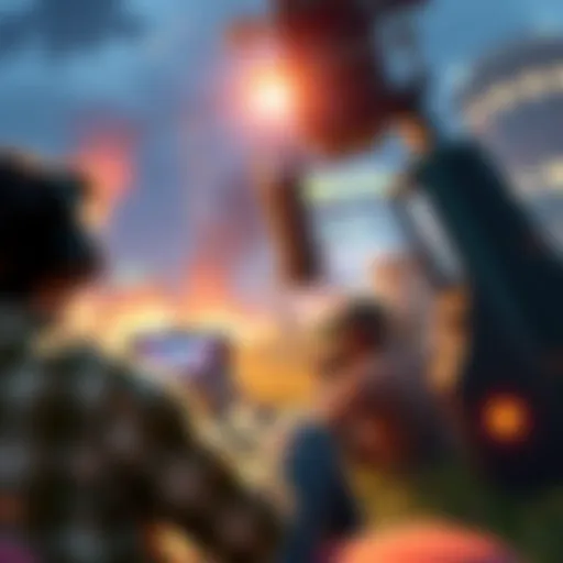 A player enjoying a relaxed gaming session on mobile, battling NPCs in a Tom Clancy inspired environment.