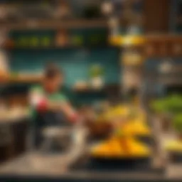 Cataotuille Cooking Platform A vibrant kitchen scene showcasing the Cataotuille cooking platform in action, with chefs preparing dishes using the new features of Seedance 2.0 on Atlabs.