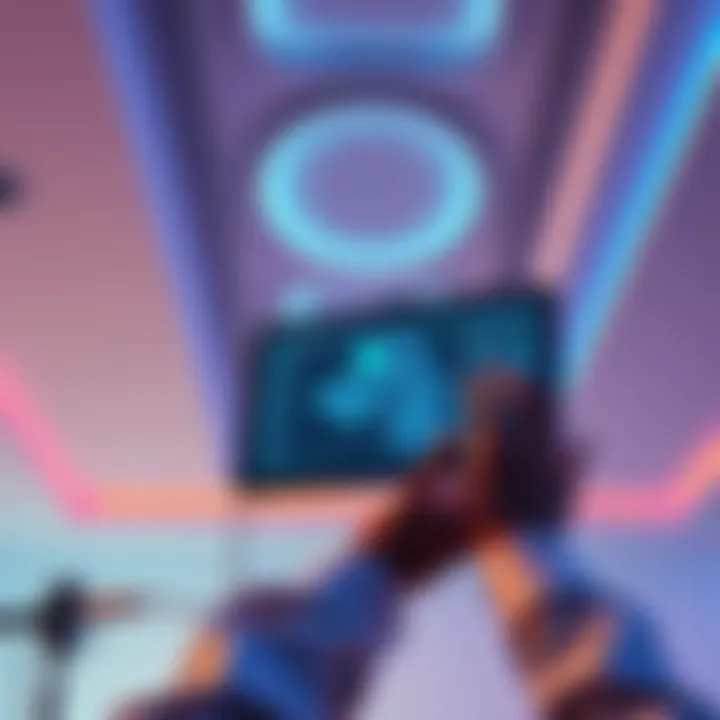 A person using design software to undo an array modifier on a ceiling layout