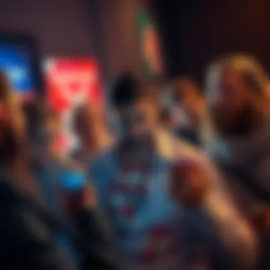 Group of Chai app users expressing frustration over lack of rewind button; they are gathered around devices showing message management issues.