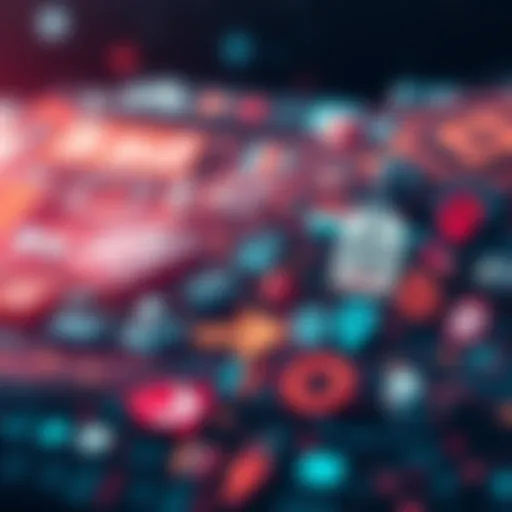A collage showing ads, rate limit icons, and price tags over a digital background, symbolizing the transition from free to paid AI services.