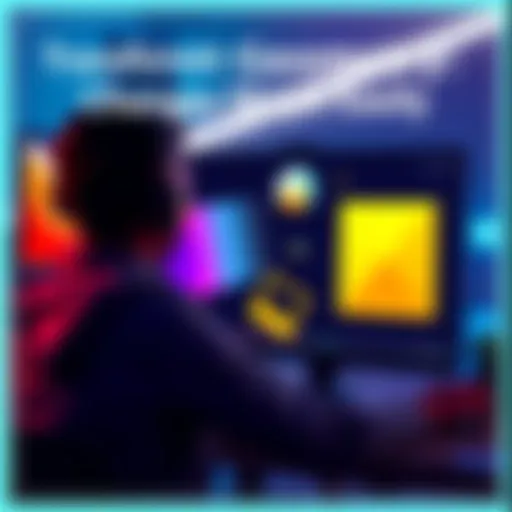 A user modifying different geometric shapes on a computer screen using TouchDesigner software