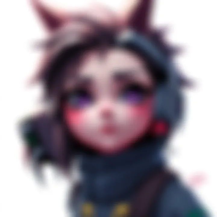 A digital artist creates a character from a blank canvas, showing steps like sketching and coloring in a fast-paced timelapse.