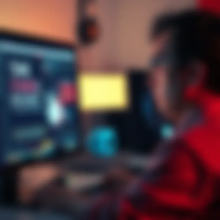 A person looking confused at their computer screen while using a character AI platform, showing a time discrepancy message.