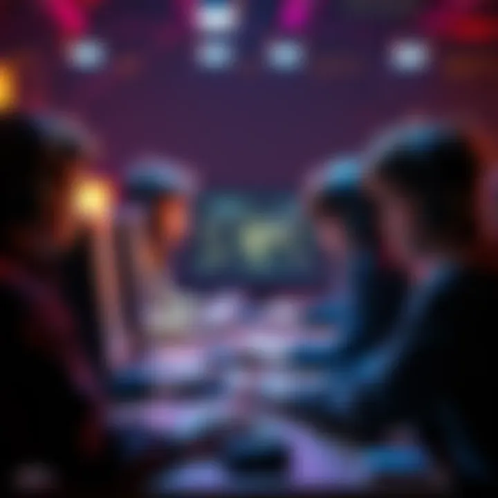 A group of character animators working with the Motion Maker tool, comparing it to Maya on their computers