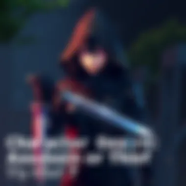 A female character dressed in dark clothing, poised with a dagger, showcasing traits of an assassin or thief.