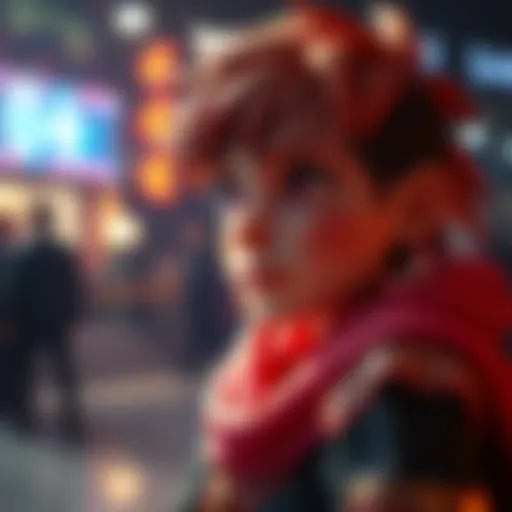 A digital character model with a shiny and waxy appearance in a Unity environment.