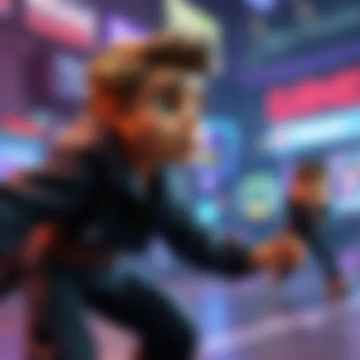 A character in a 3D game experiencing strange movement due to collision shape issues, appearing confused or off-balance.