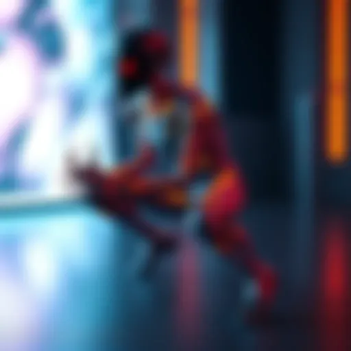 A digital character model demonstrating a 3 bone IK chain setup in a semi-crouched position for better joint control