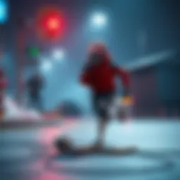 A character in a game stopping but still showing a running animation instead of switching to idle.