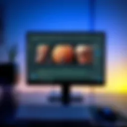 A computer screen displaying animation software with character textures being adjusted for better visibility