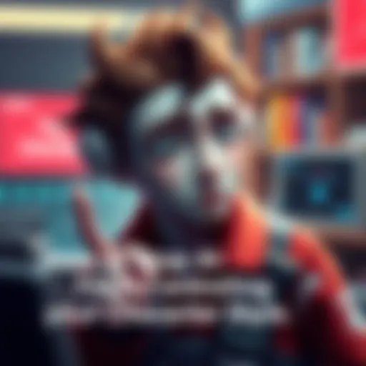 A character with distinct features, showing frustration while interacting with AI tools that misrepresent their style.