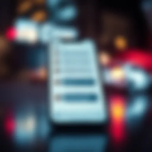 A smartphone screen displaying a chat app where messages are jumping back to previous replies, showing user frustration.