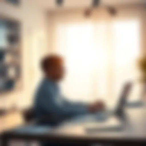 A person using a laptop in a bright room, with notes about chat strategies on the desk, illustrating how to maintain accurate conversations.