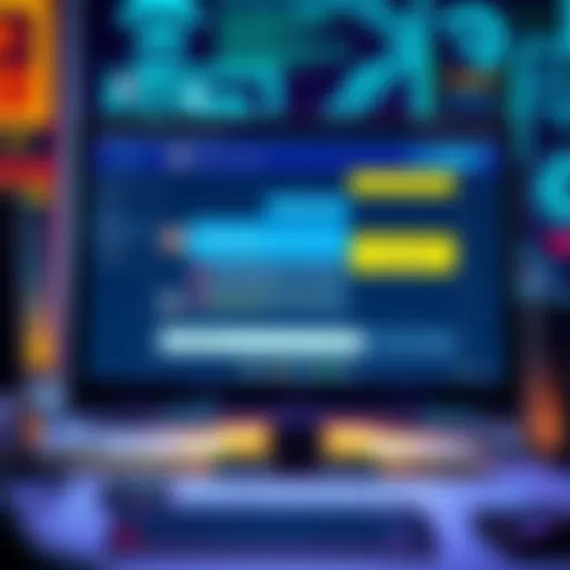 A computer screen showing a chat bot interface with error messages and a user starting a new conversation