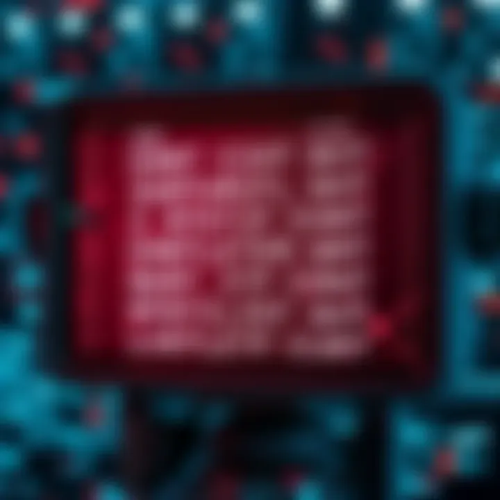 A chat bot screen showing mixed random letters and symbols, confusing users during a conversation