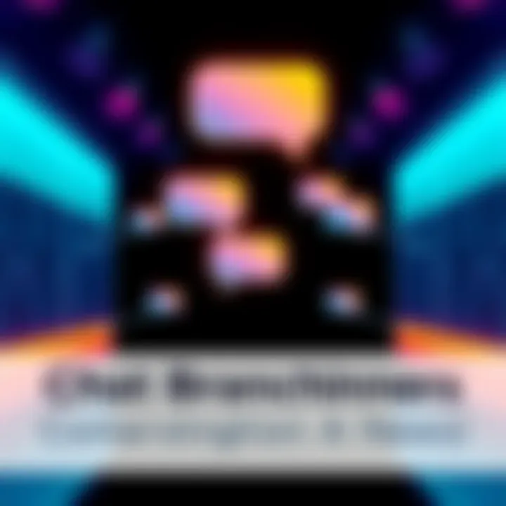 Chat Branching Feature Illustration showing multiple conversation paths branching out from a central chat bubble, highlighting the ability to maintain context in discussions.