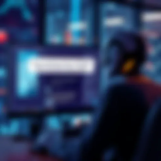 A person engaging with a chatbot on a computer screen, showing a conversation about character quality.