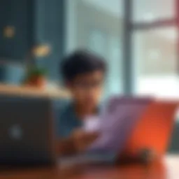 A person looking confused at a laptop while reviewing a resume, symbolizing ChatGPT 5's diminished editing capabilities.